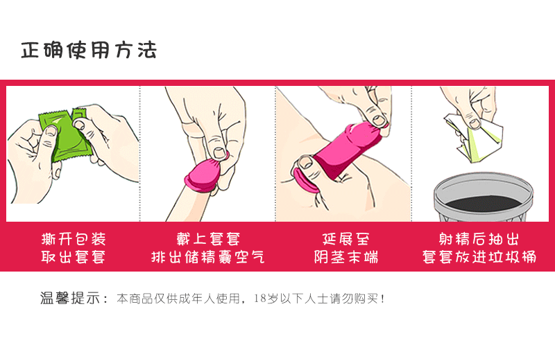 tatale避孕套卡通系列凸點刺激裝(圖9)